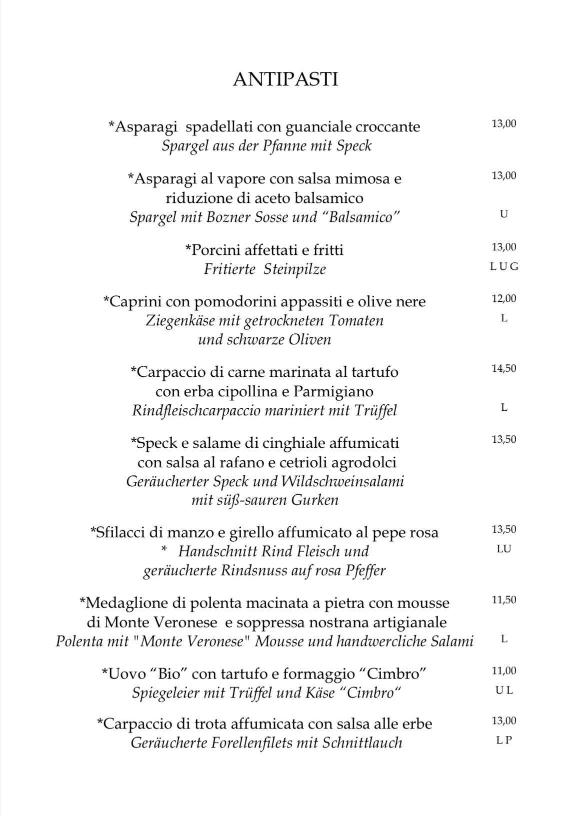 antipasti