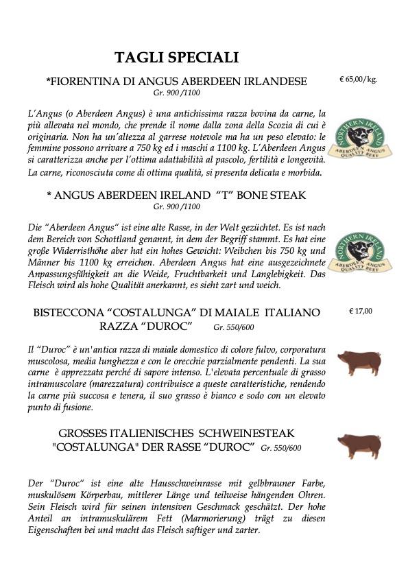 Tagli speciali